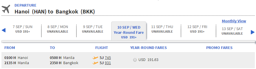 Vé máy bay đi Pattaya giá rẻ
