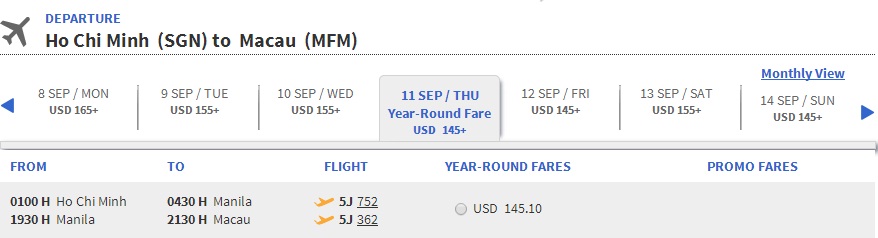 Mua vé máy bay đi Macao giá rẻ ở đâu?