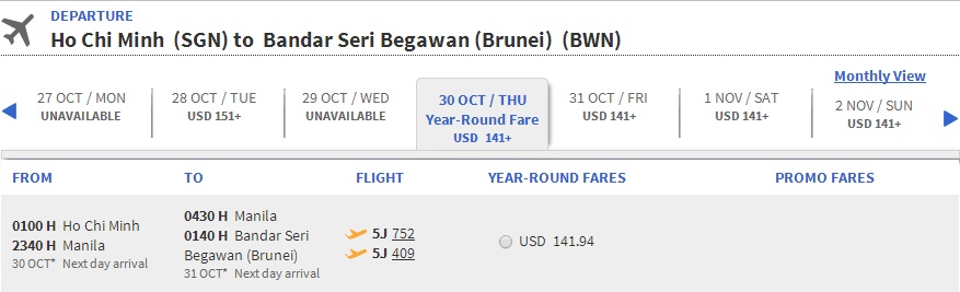 Vé máy bay Hà Nội đi Brunei giá rẻ