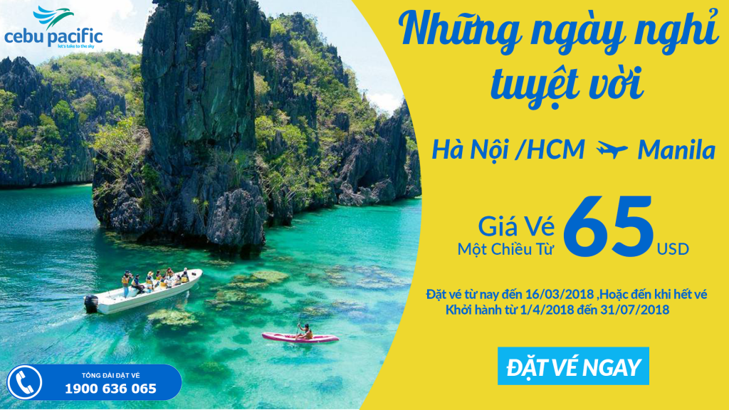 Đại lý Cebu Pacific Việt Nam