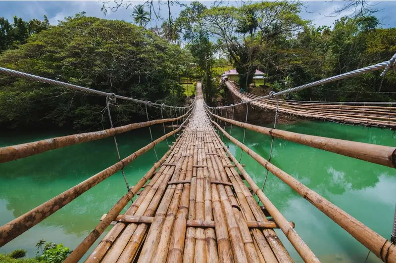 Cầu treo đôi Sipatan ở Bohol