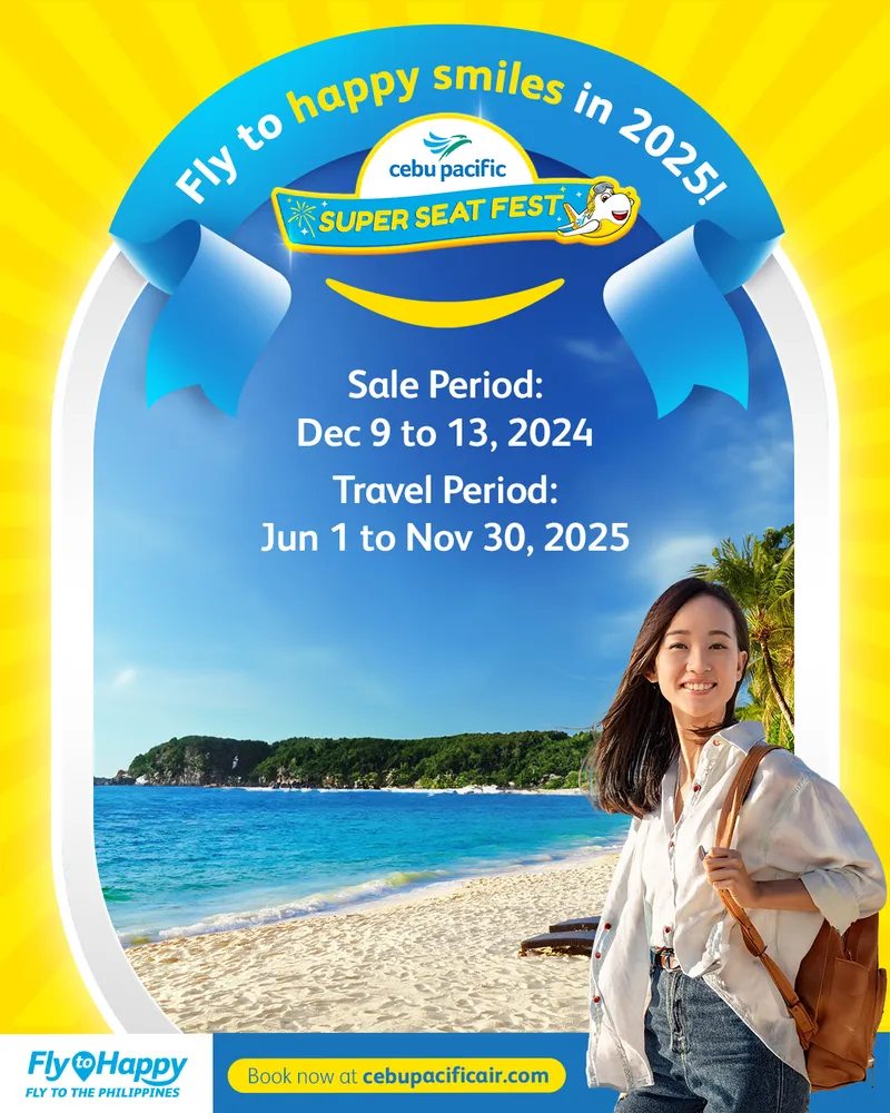 Khuyến mãi Cebu Pacific đi Philippines 2025