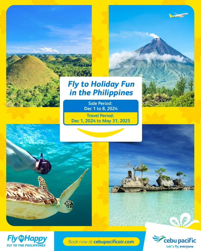 Khuyến mãi các đường bay Cebu Pacific đi Philippines